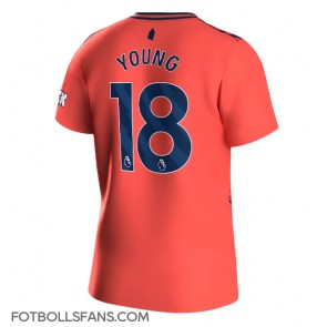 Everton Ashley Young #18 Replika Bortatröja 2023-24 Kortärmad